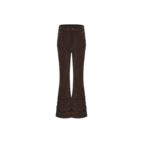 VANN VALRENCÉ Casual Pants Women's Coffee