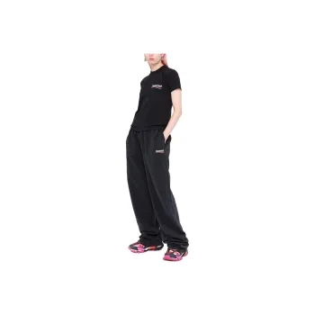 Balenciaga FW22 Knitted Sweatpants Women's Black