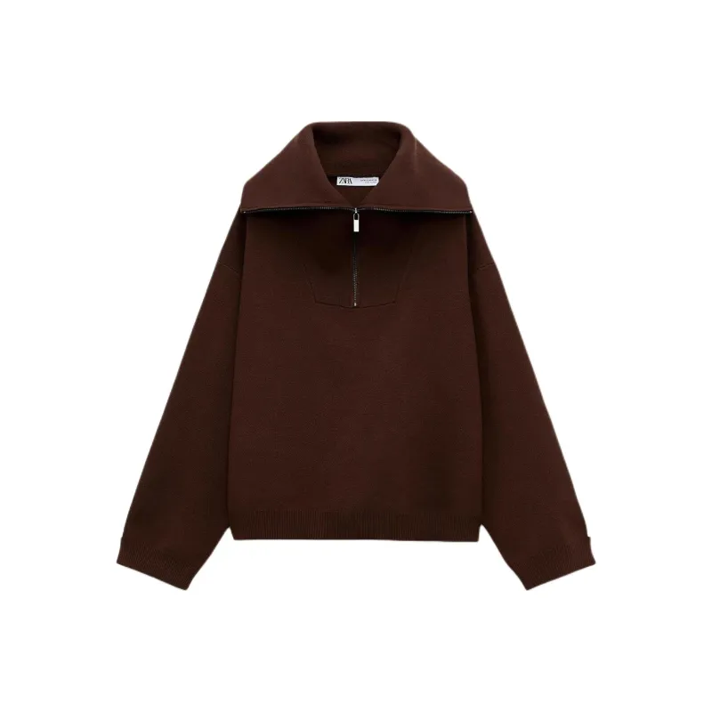 ZARA Sweatshirts Women's Brown-0