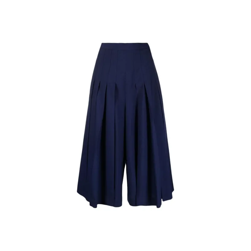 MARNI Knitted Sweatpants Women's Blue-0