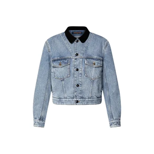 LOUIS VUITTON VeLOUIS VUITTONet Accent Denim Jacket