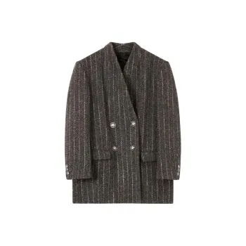 ISABEL MARANT Cropped Coats Women's Gray