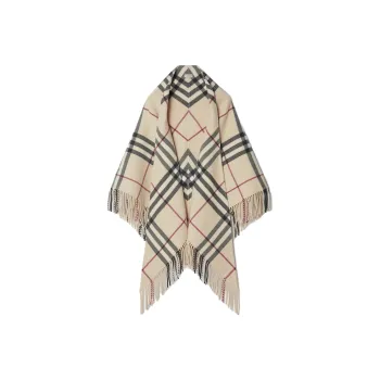 Burberry Vintage check Wool Cape