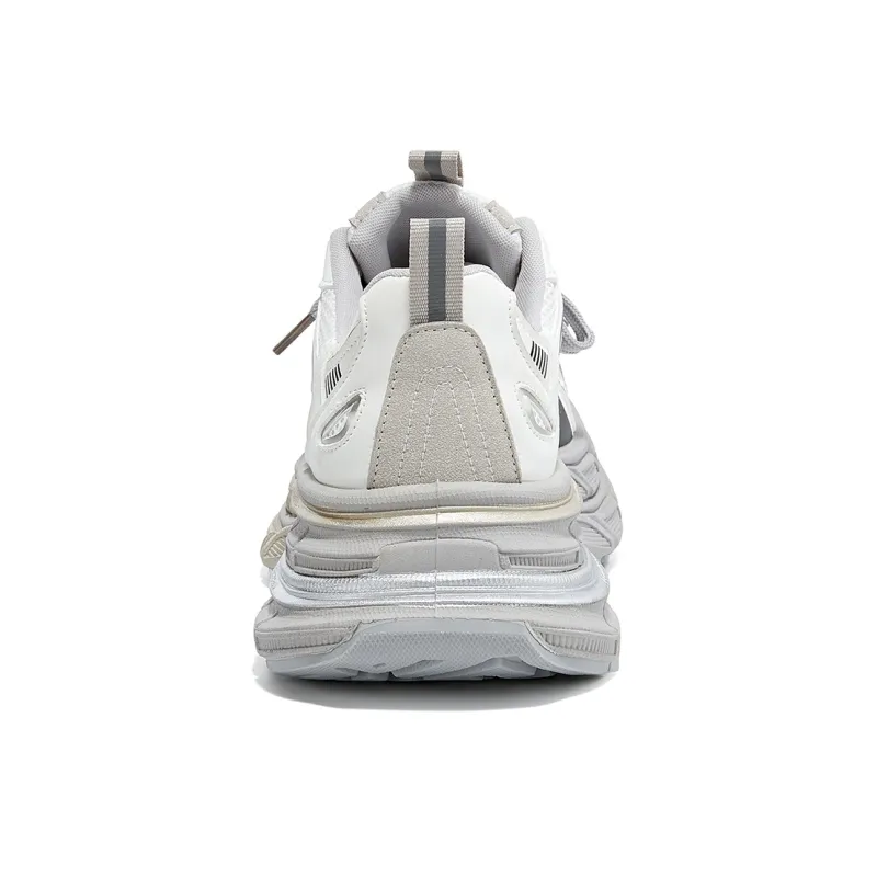La Chapelle Wear resistant, Lightweight, Breathable, And Non slip. Low Top Chunky Sneakers Women's Gray-3