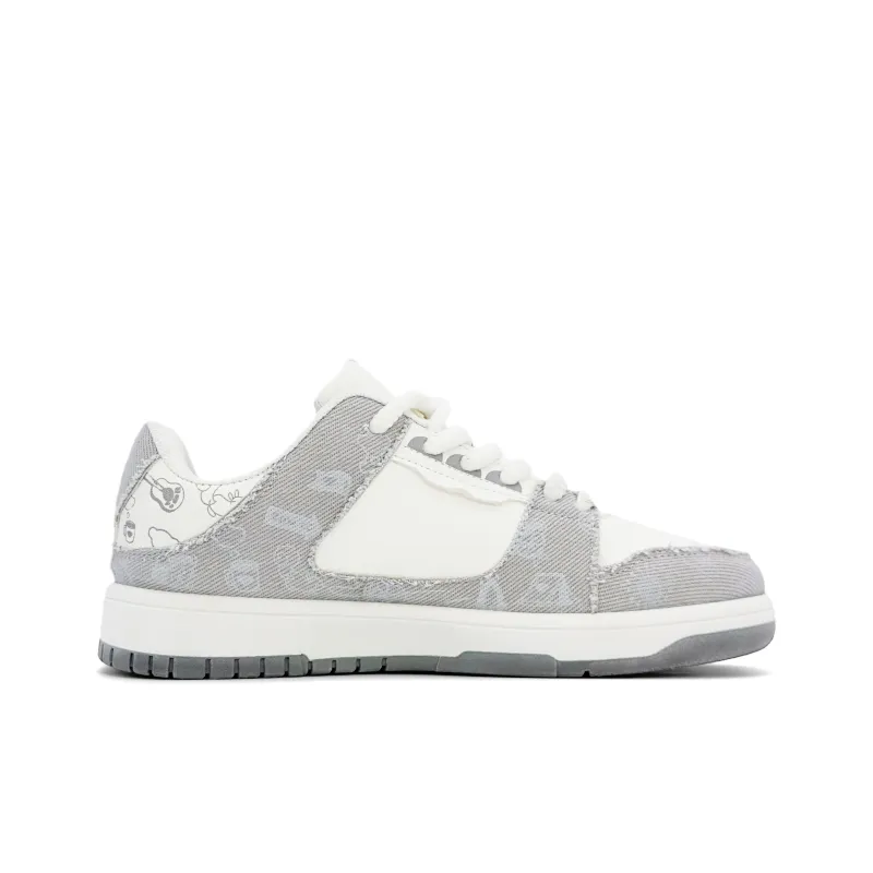 Teddy Bear Collection Low Top Skateboard Shoes Unisex-6