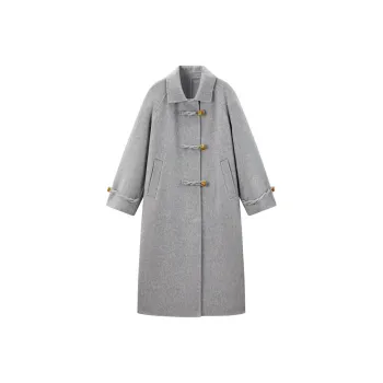 LEDIN Coats Women's Moon Mist Gray