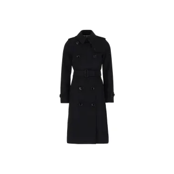 Burberry Double Breasted Belted Trench Coat