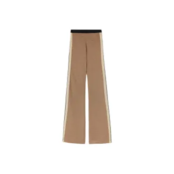 PALM ANGELS Side Stripe Detailed Flared Trousers