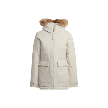 Adidas Puffer Jacket Women's Bauxite Brown