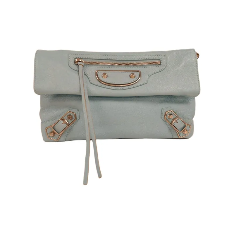 Balenciaga Fringe Shoulder Bag Women's Gray-0