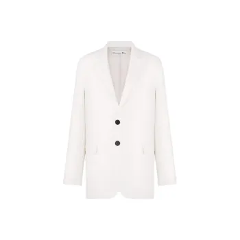 DIOR Blazer Business Suits Coats Women's Beige