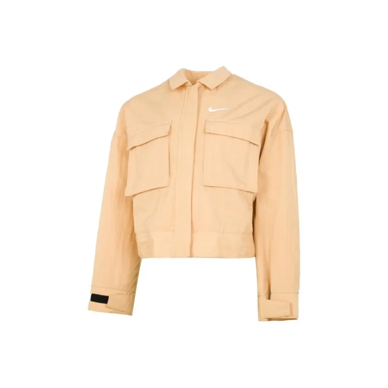 Nike Cropped Coat Women's Orange-0