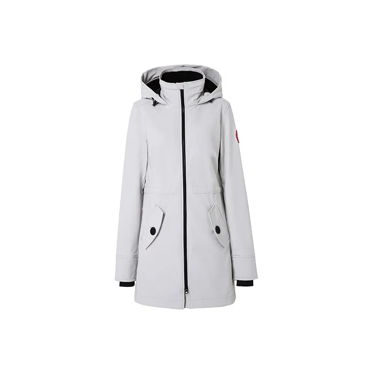 Canada Goose Trench Coat Women's Frost Gray-0