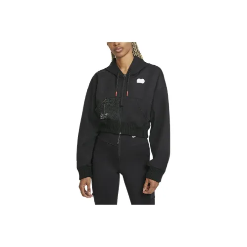 Nike Cropped Coats Women's Black