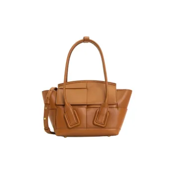 Bottega Veneta Leather Handbag Women's Brown