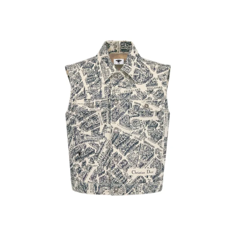 DIOR Vests Women's Navy-0