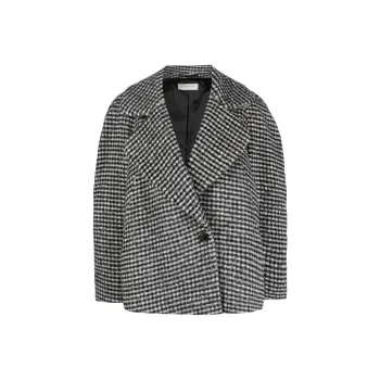 DRIES VAN NOTEN Padded Sleeve Round Coat