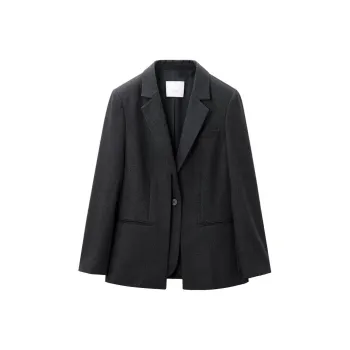 OVV Business Suits Women's Dark Gray Solid Color A7