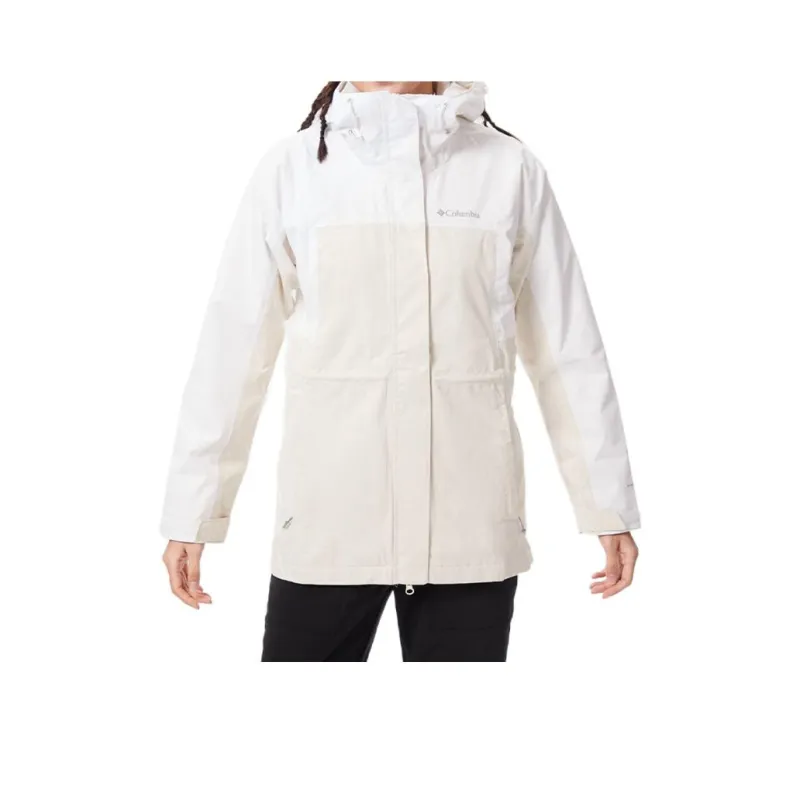 Columbia Windbreaker Jackets Women's White-0