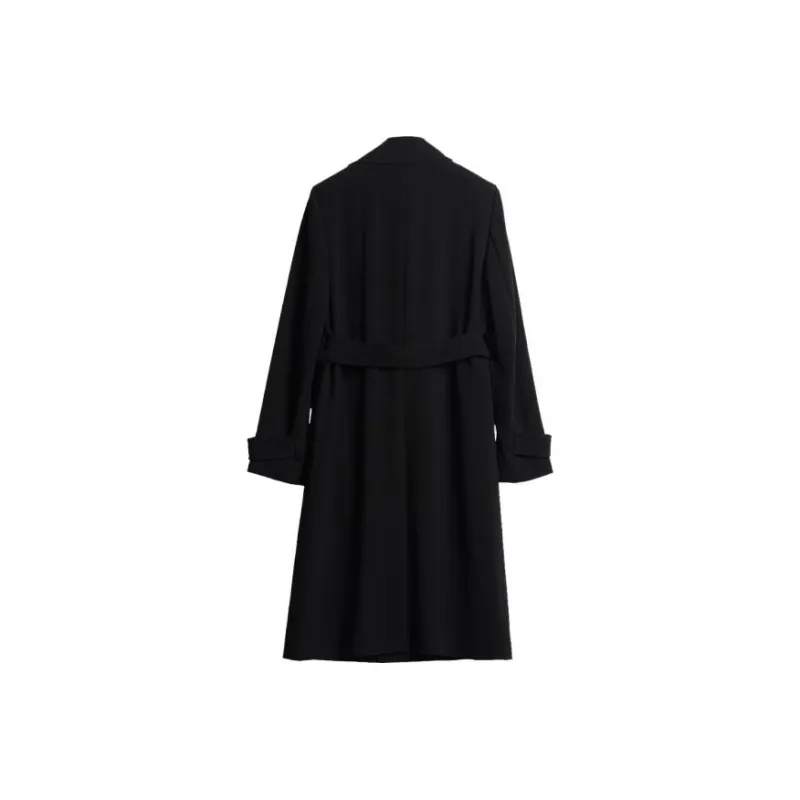 THEORY Trench Coat Women's Black-0