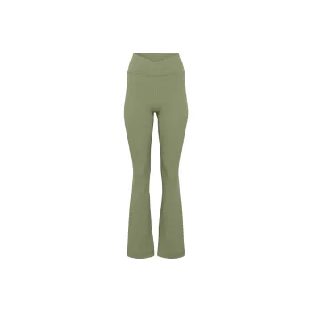 ARITZIA Golden BUTTER Crossover Flare Hi-Rise Legging Casual Pants Women's Ravine Green