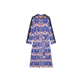 GUCCI X Adidas Gg Trefoil Coat Blue/Red