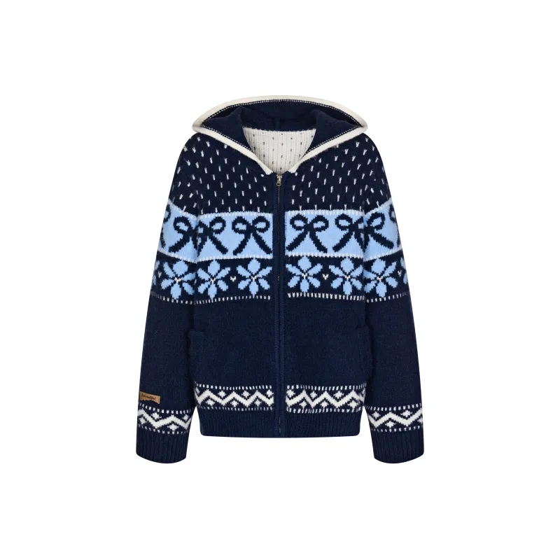 BETWEENAND Cropped Coats Women's Navy Blue-0
