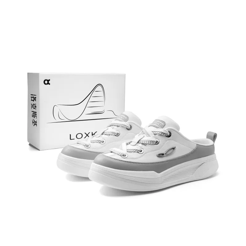 LOXKI Alpha Round Shoes Ease Low Top Canvas Shoes Unisex-14