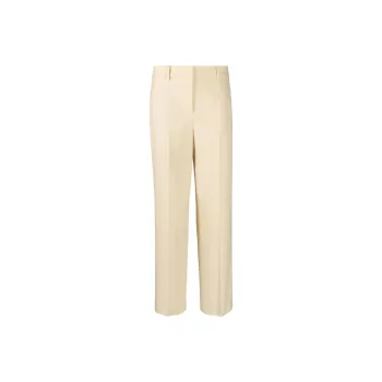 THEORY Knitted Sweatpants Women's Beige Yellow