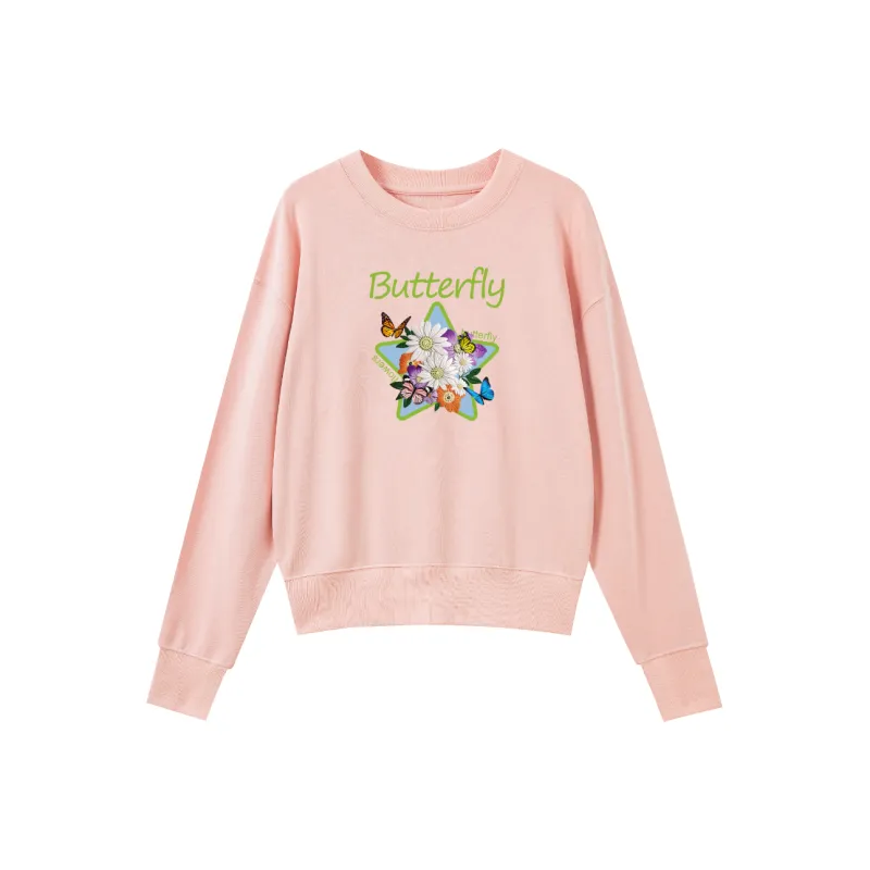 Oudifu Sweatshirts Women's-4