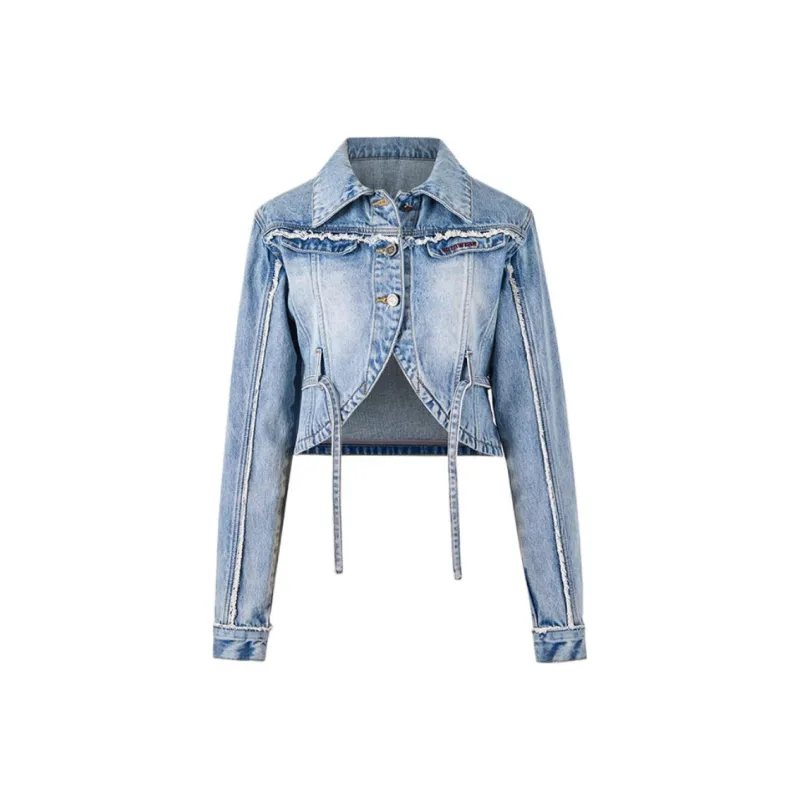 NAWS Denim Jacket Women's Sunny Mountain Blue-0