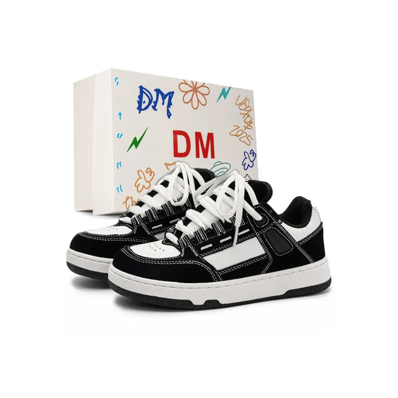 DM Abrasion Resistant Low Top Skateboard Shoes Unisex-0