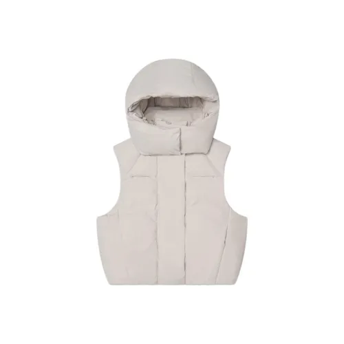 Khy DROP 002 Series Puffer Vest Vest Women's White