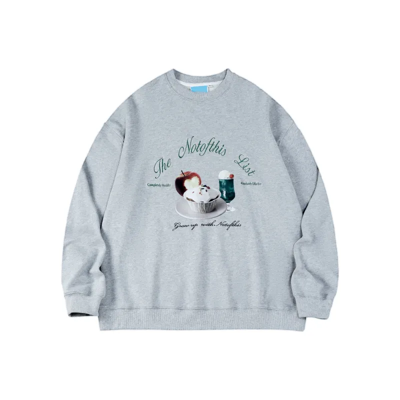 MOCBIRD Sweatshirt Unisex Light Gray-0