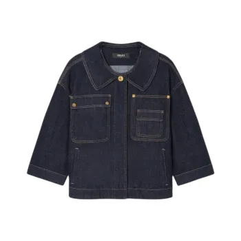 VERSACE Denim Shirt 'Dark Blue'