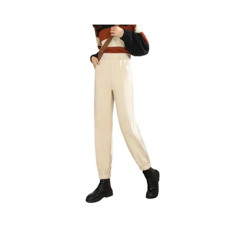 Weixi Casual Pants Women's Apricot-0