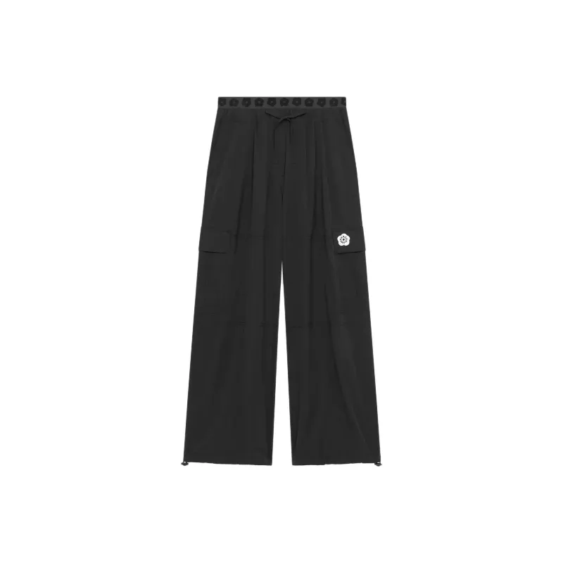 KENZO Drawstring Wide Leg Pants-0
