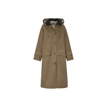 BARBOUR Trench Coats Women's Khaki