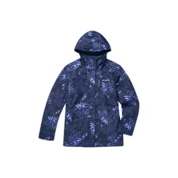 Columbia Waterproof Windbreaker Jacket Women's Marine Blue