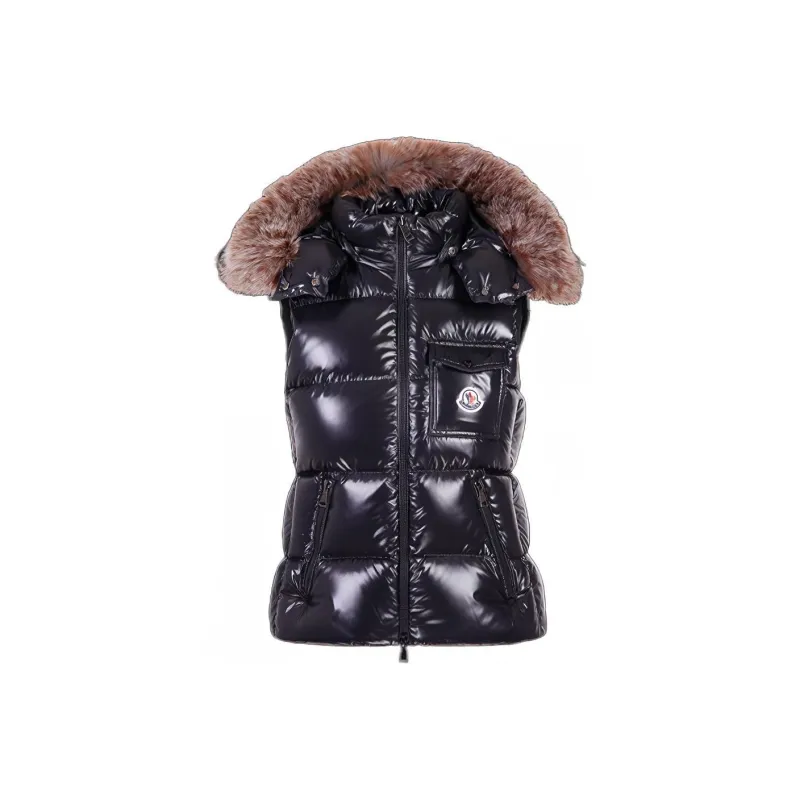 Moncler Vests Women's Black-0