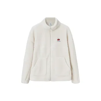 ANTA Velvet Jackets Women's Euryale Stone White