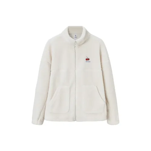 ANTA Velvet Jackets Women's Euryale Stone White
