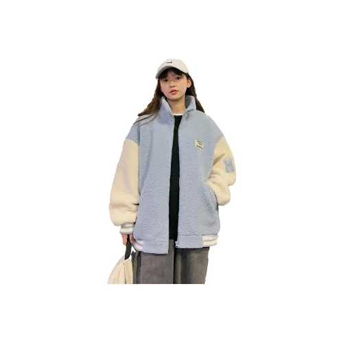 Tonlion Velvet feel Coat Women's Tranquil Blue