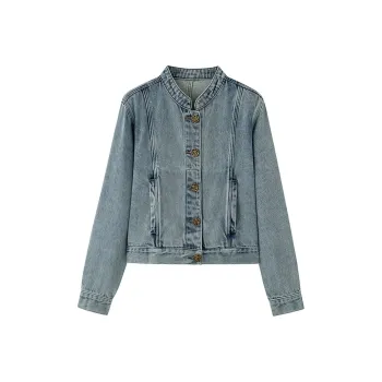 Luqingyi Denim Jacket Women's Blue