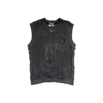 CHANEL Vests Women's Black