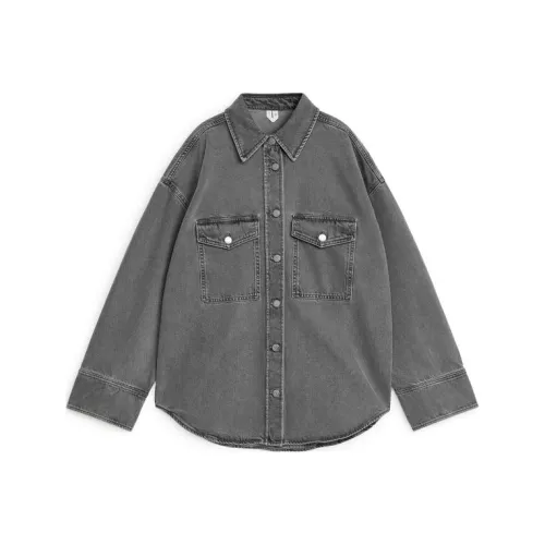 ARKET Denim Jacket Women's Gray