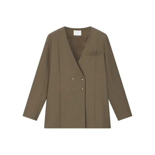 VIMLY Business Suit Women's Khaki