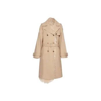Valentino Trench Coat Women's Light Brown