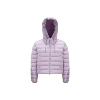 Moncler Cropped Coats Women's Lilac