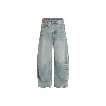 GBXM Jeans Unisex Washed Blue